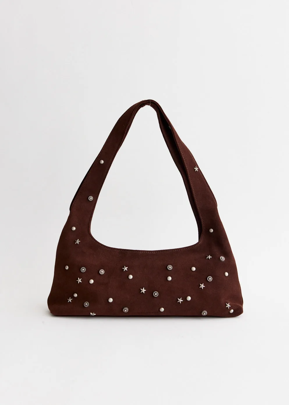 Studded Halter Hobo Bag