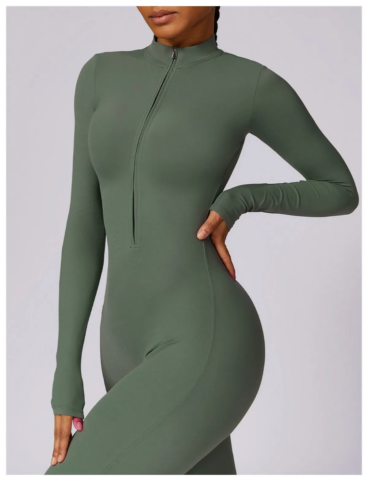 Super Sculpt Long Sleeve Jumpsuit