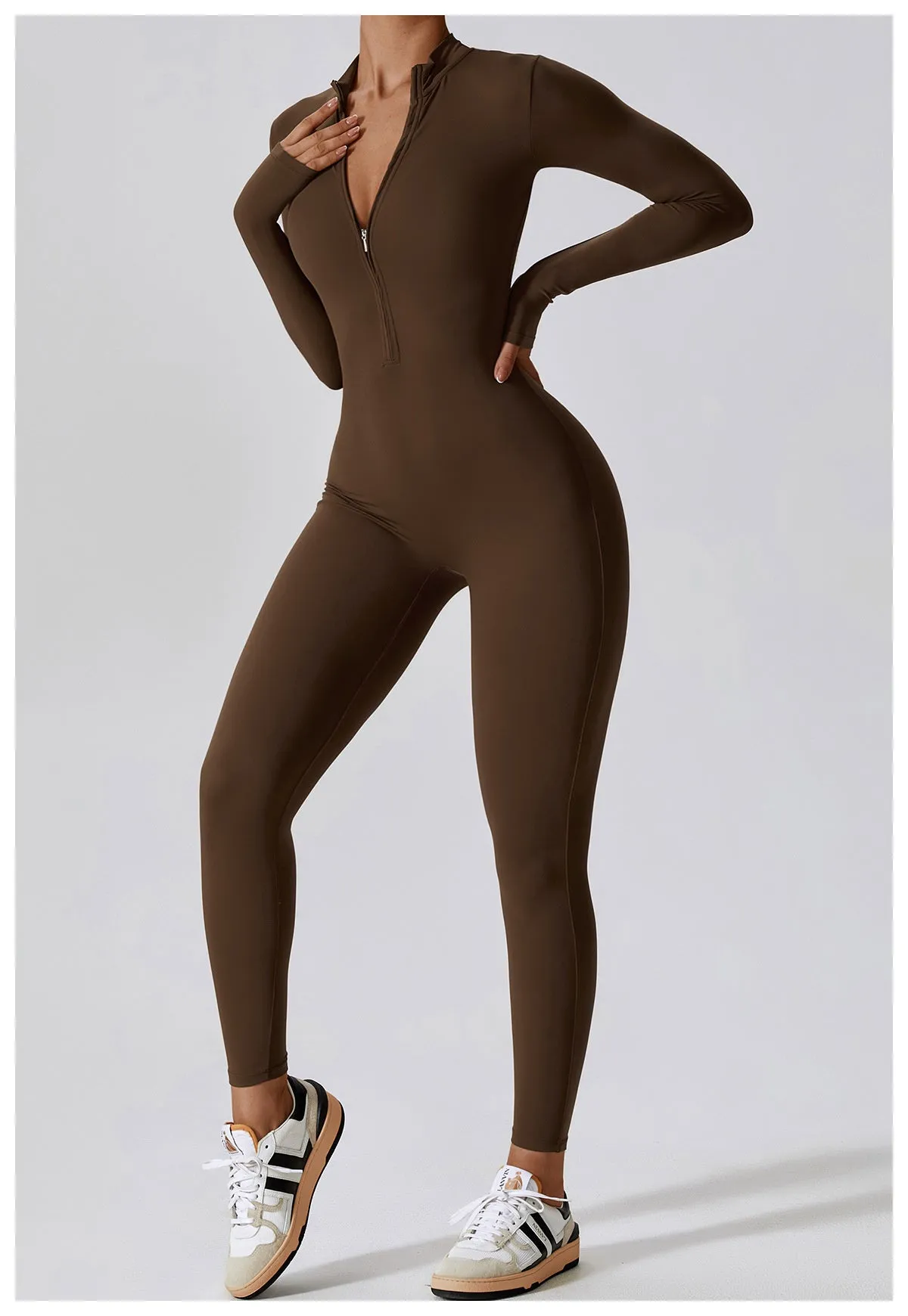 Super Sculpt Long Sleeve Jumpsuit