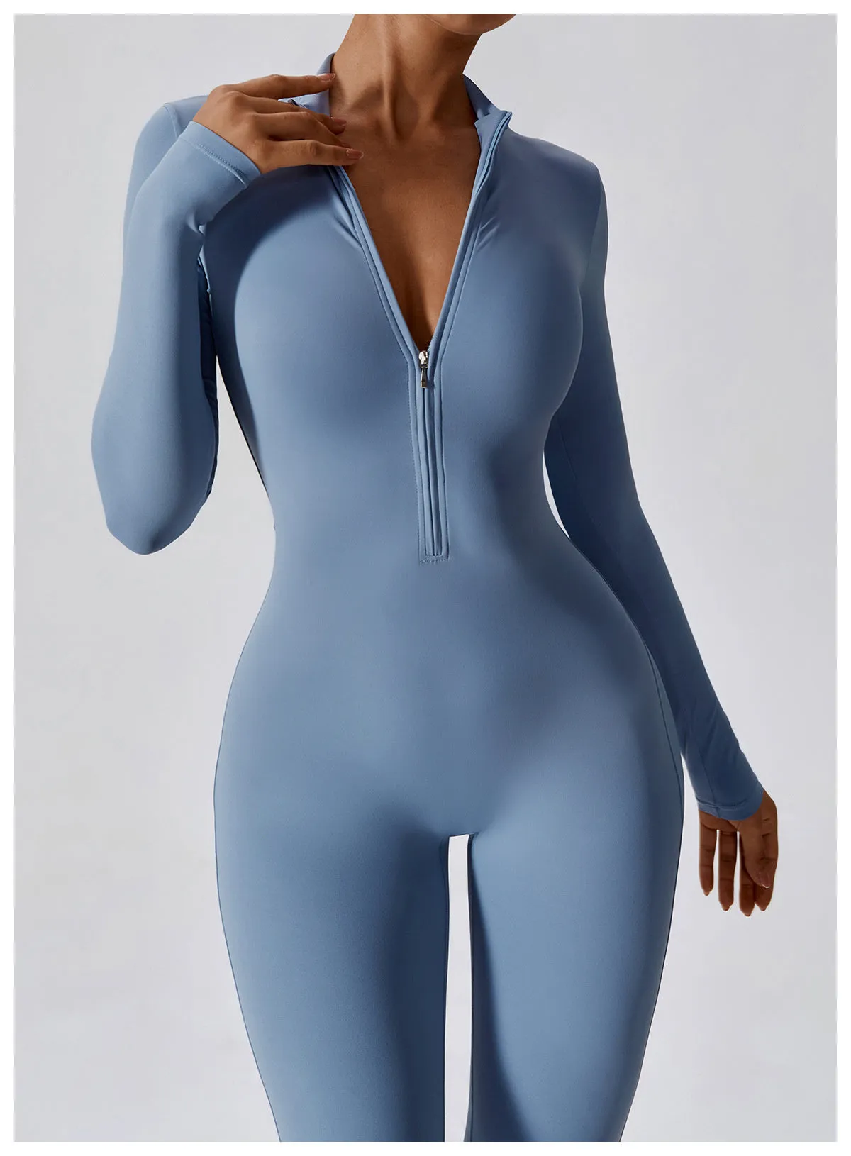 Super Sculpt Long Sleeve Jumpsuit