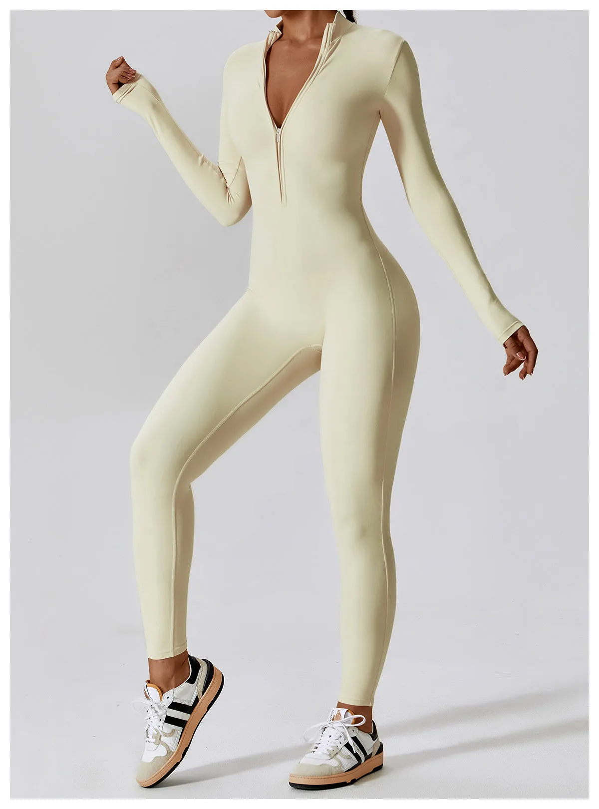 Super Sculpt Long Sleeve Jumpsuit