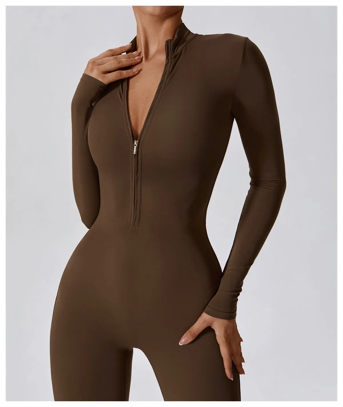 Super Sculpt Long Sleeve Jumpsuit