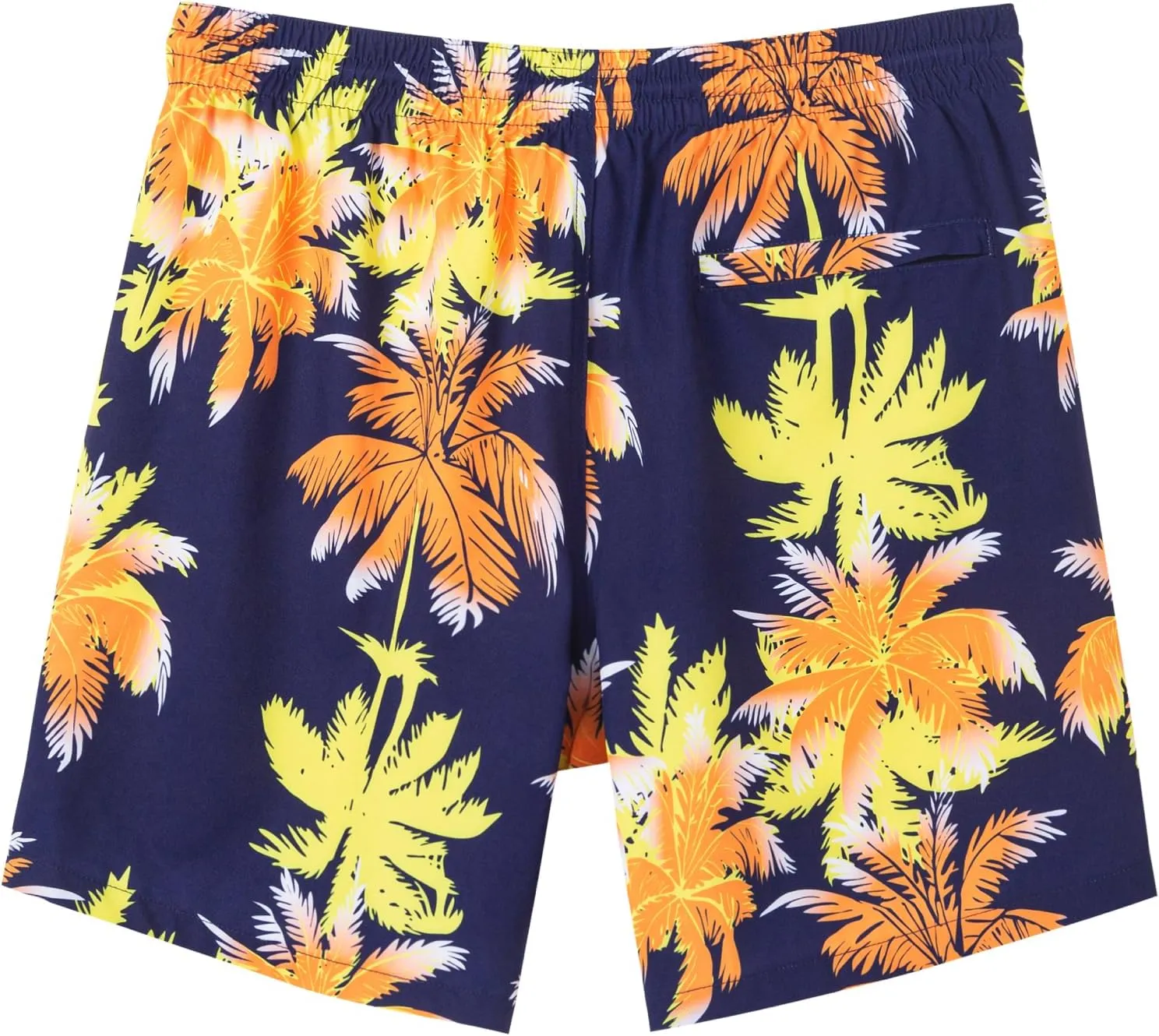 SURF CUZ Mens Swim Trunks with Compression Liner Quick Dry Swim Shorts 7" Swimming Trunks Stretch Bathing Suit 7 Inch