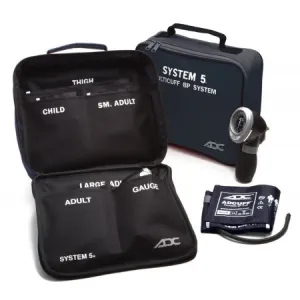 System 5 - Aneroid Sphygmomanometer Unit 1-Tube Small Adult / Child Multi Cuff Size 5 Pack - 740-N
