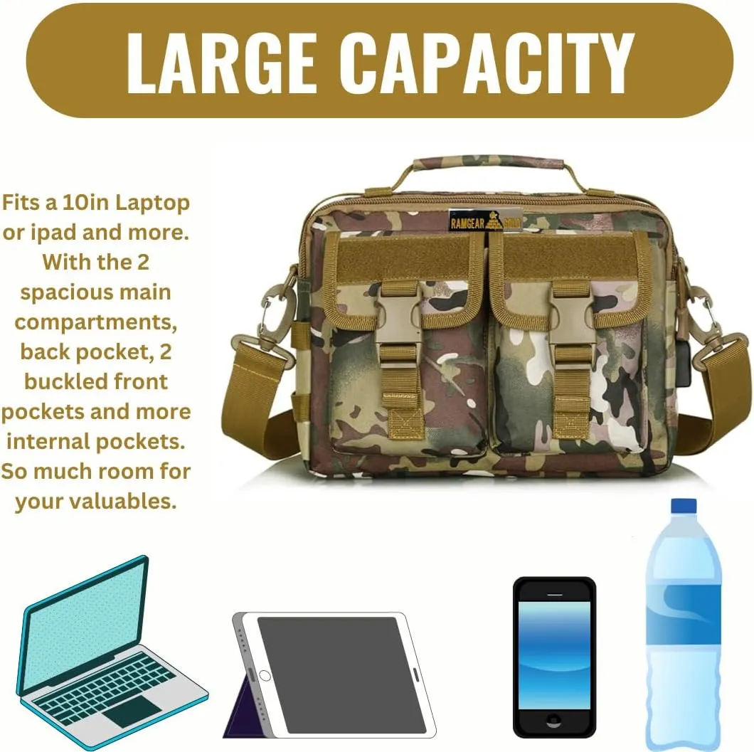 Tactical Sling Crossbody Messenger Bag for Men