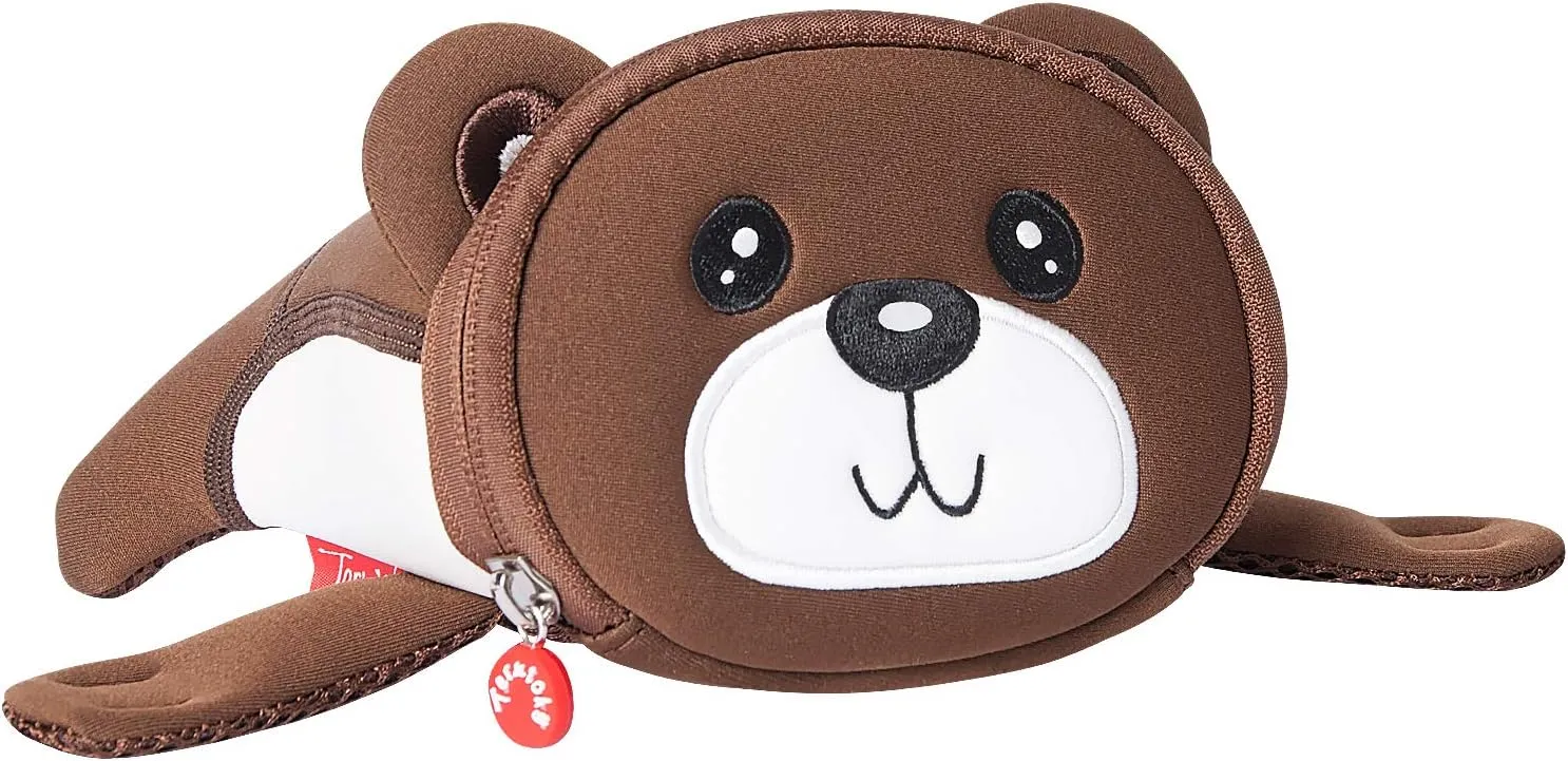 Termichy kids Waist Bag Cute 3D Cartoon Bear Animal Travel Kids Fanny Pack For Babies Girls Toddler Children Sport Camping Trip Makeup Masquerade Toy Christmas Gift, Parent-child Dressing(Bear)