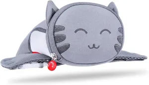 Termichy Kids Waist Bag Cute 3D Cartoon Bear Animal Travel Kids Fanny Pack For Babies Girls Toddler Children Sport Camping Trip Makeup Masquerade Toy Christmas Gift, Parent-child Dressing(Kitty)
