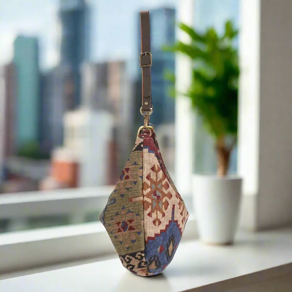 The Canvas Hobo Bag, Kilim Design