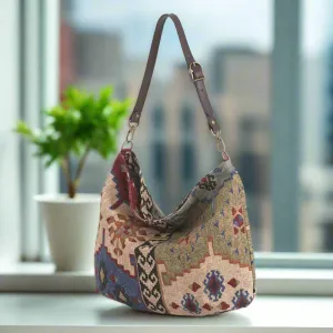 The Canvas Hobo Bag, Kilim Design