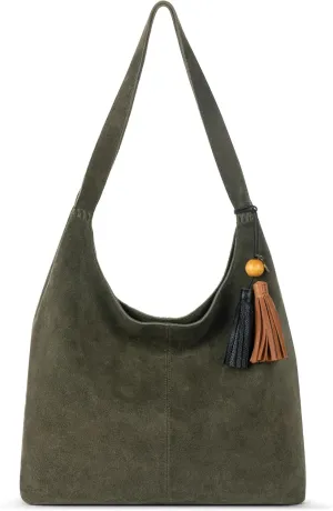The Sak Huntley Hobo Bag - Premium Leather Women's Purse for Everyday & Travel - Large Handbag with Shoulder Bag Straps