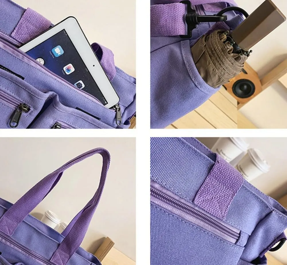 Tote Bag for Women Large Capacity with Pockets Crossbody Bag Purse for Sports