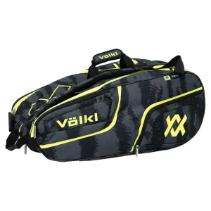 Tour Zebra Mega Tennis Bag Black and Neon Yellow