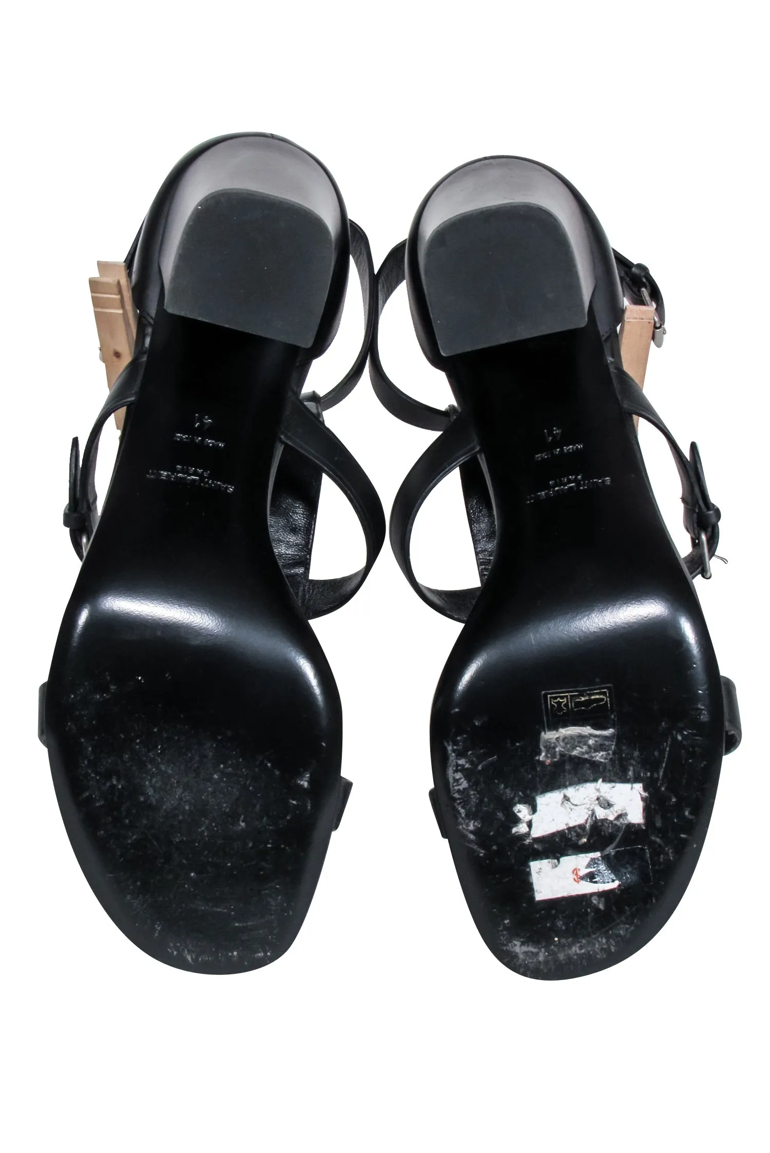 Trending product Studded Black Saint Laurent Pumps Front 11 Strappy Optimized - Sz Yves