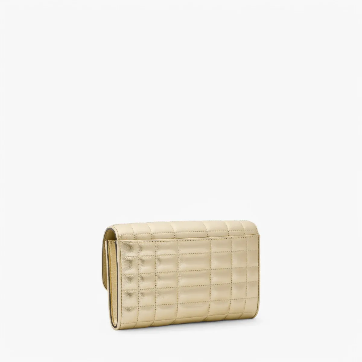 Tribeca Large Metallic Leather Convertible Crossbody Bag