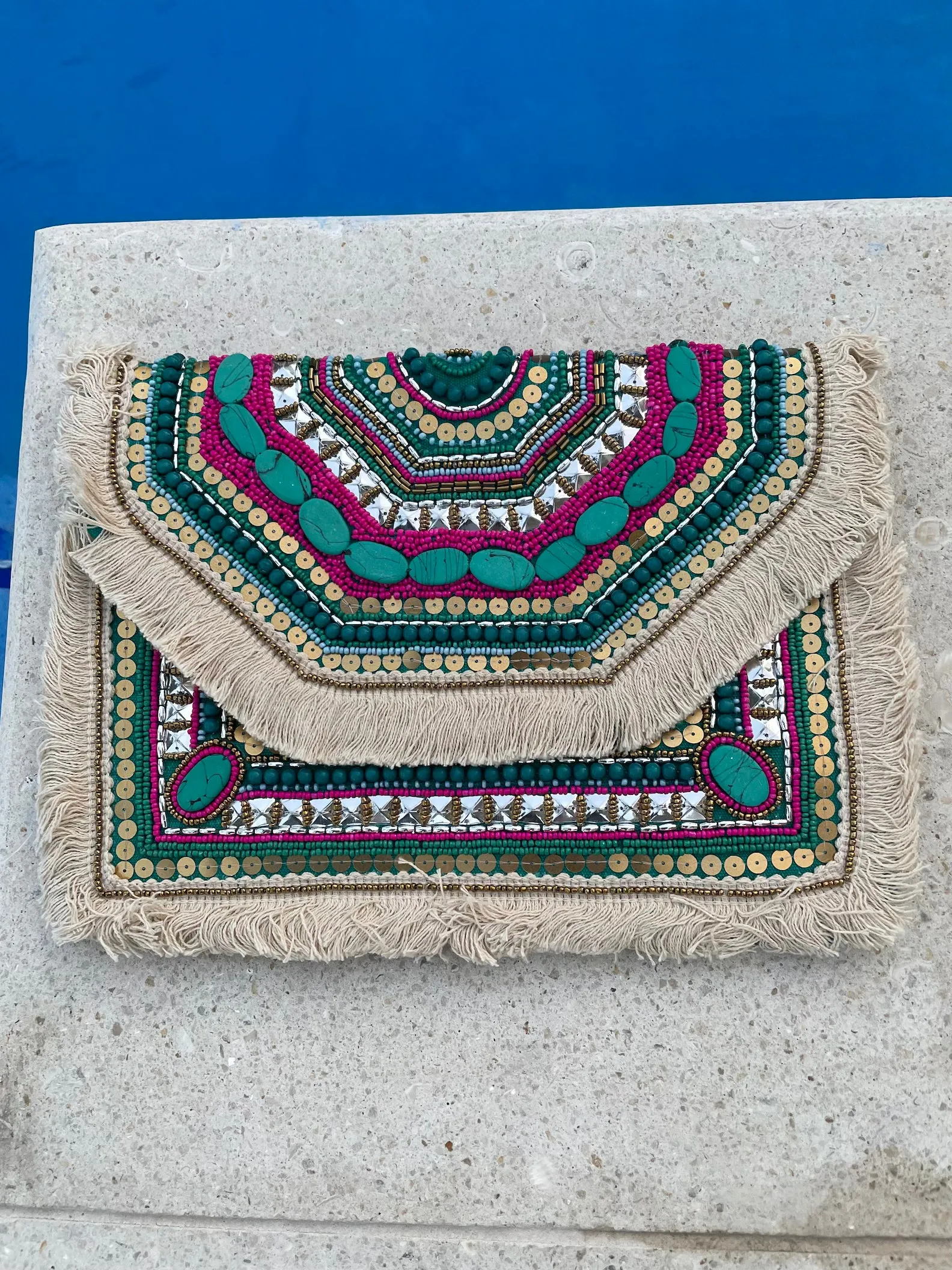 TURQUOISE CLUTCH