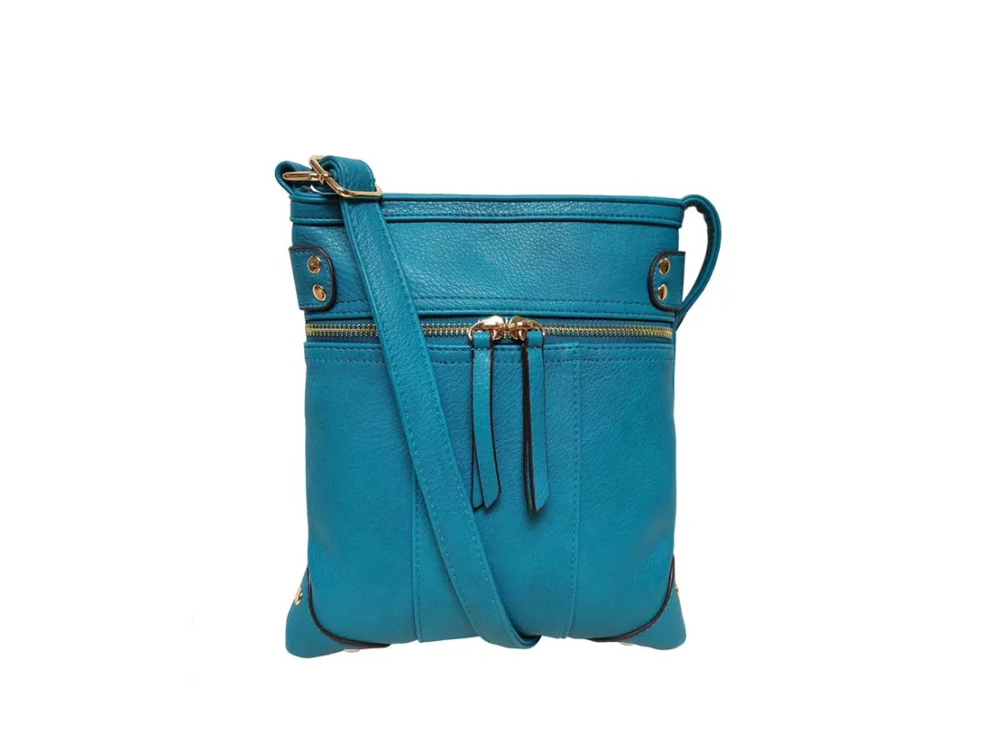 Turquoise Sally Messenger Bag