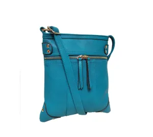 Turquoise Sally Messenger Bag