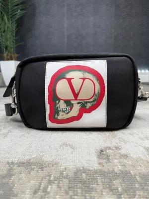 Valentino x Undercover Skull Shoulder/Waist Bag - Black
