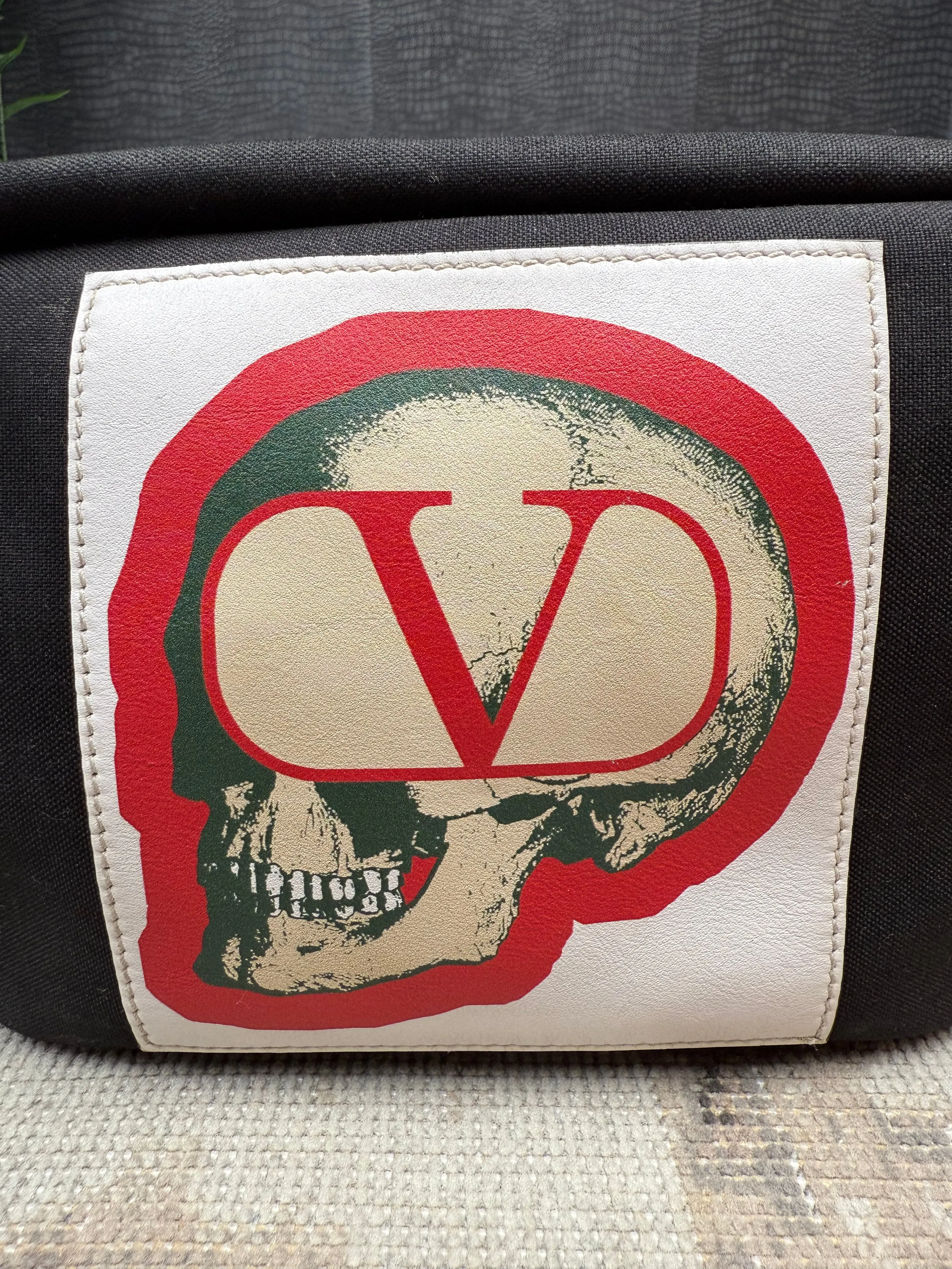 Valentino x Undercover Skull Shoulder/Waist Bag - Black