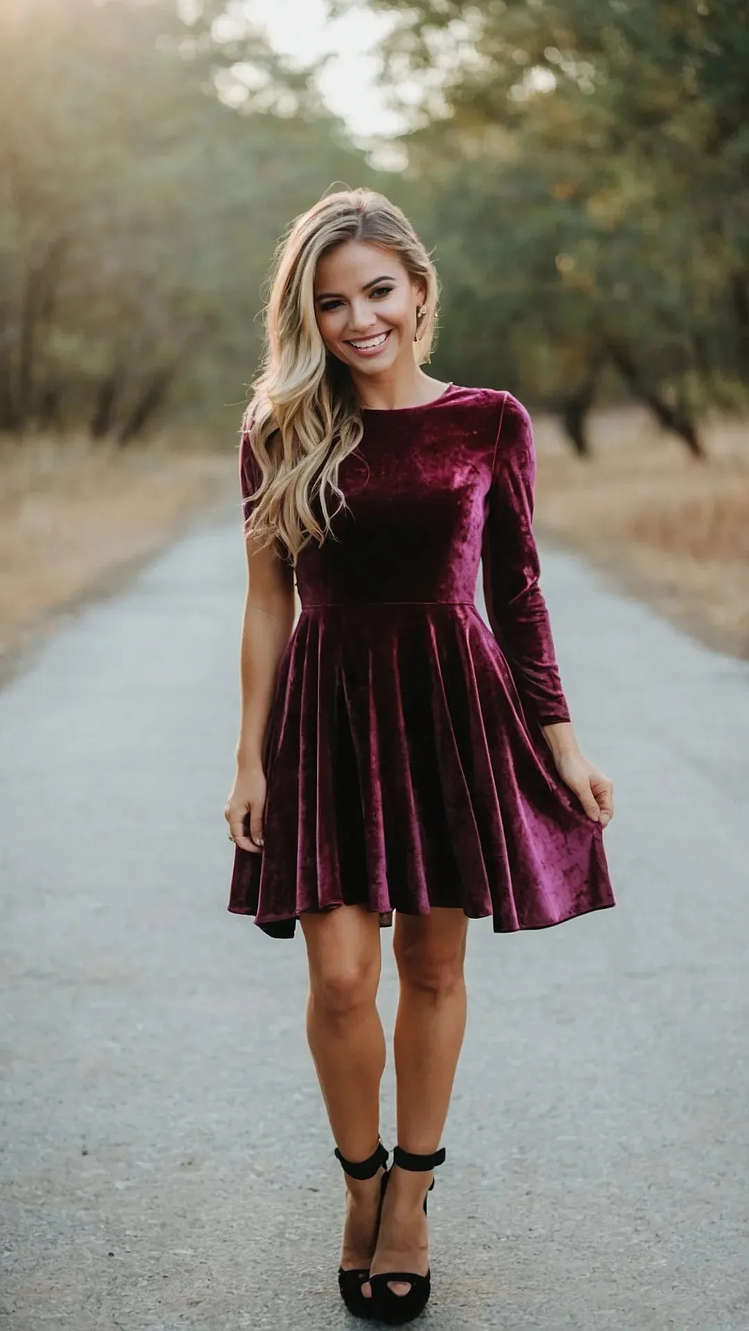 Velvet Dreams: 15 Stunning Dress Ideas to Elevate Your Wardrobe**  
**