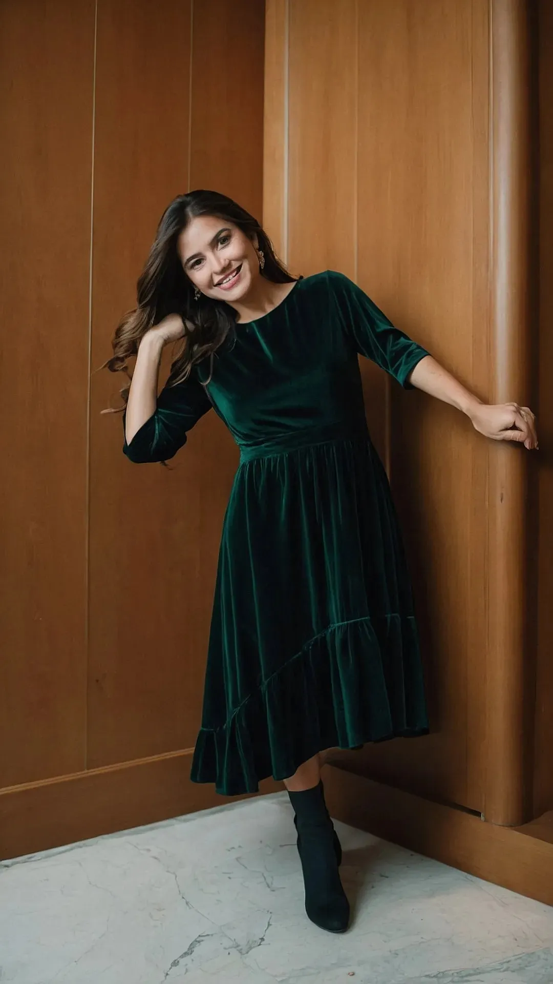 Velvet Dreams: 15 Stunning Dress Ideas to Elevate Your Wardrobe**  
**