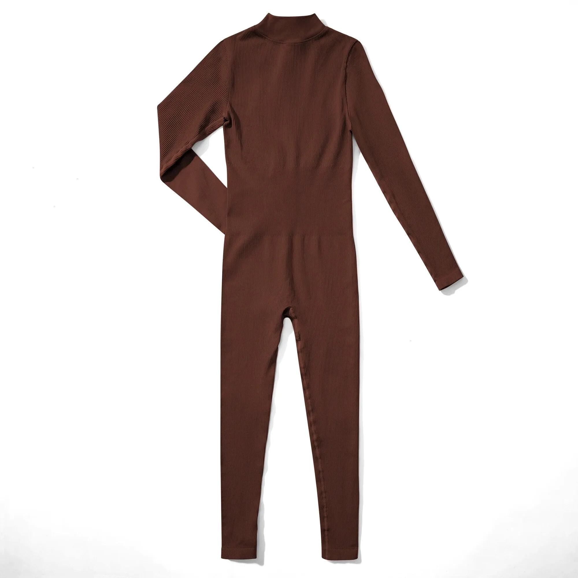Waist Snatching Zip Jumpsuit
