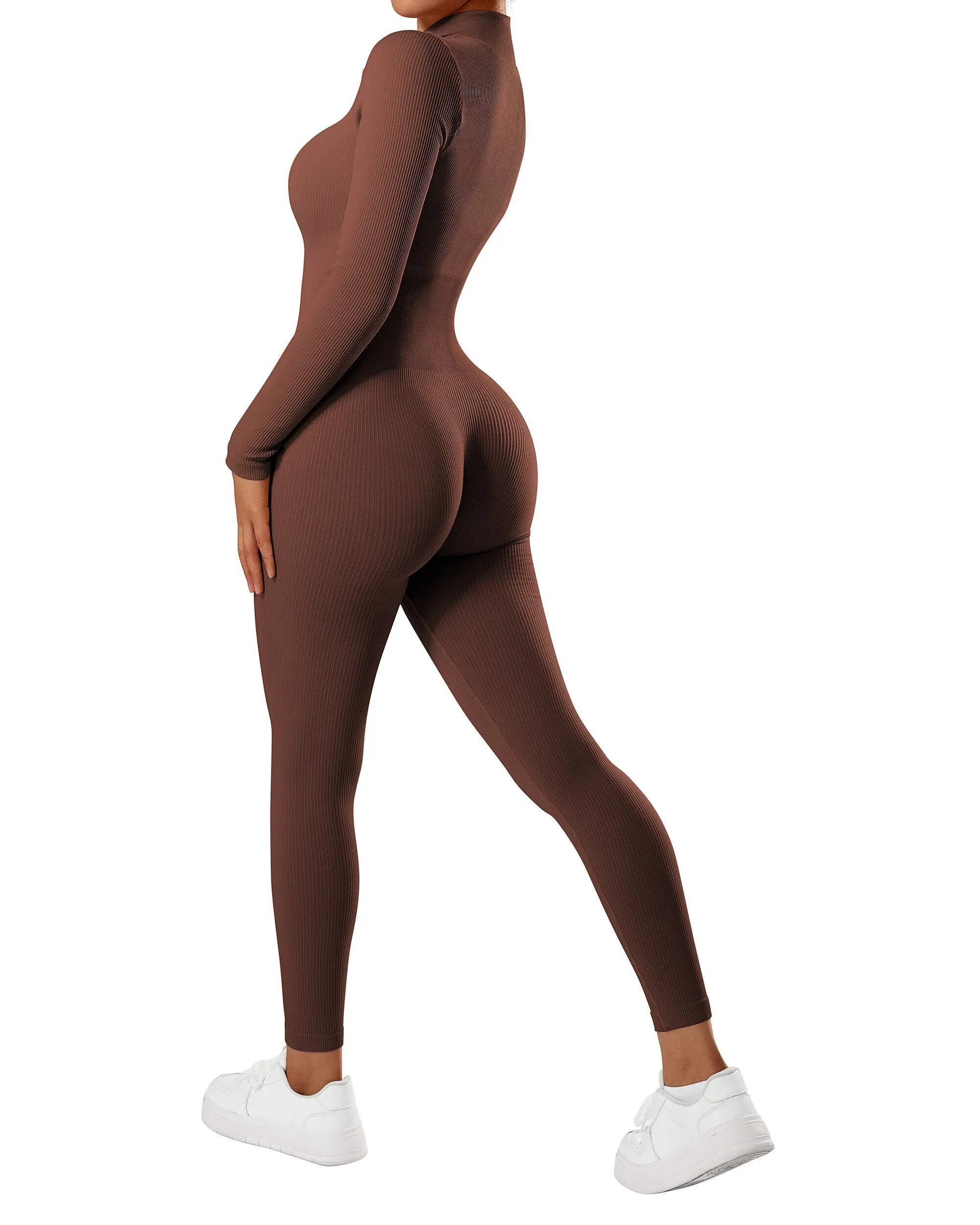 Waist Snatching Zip Jumpsuit