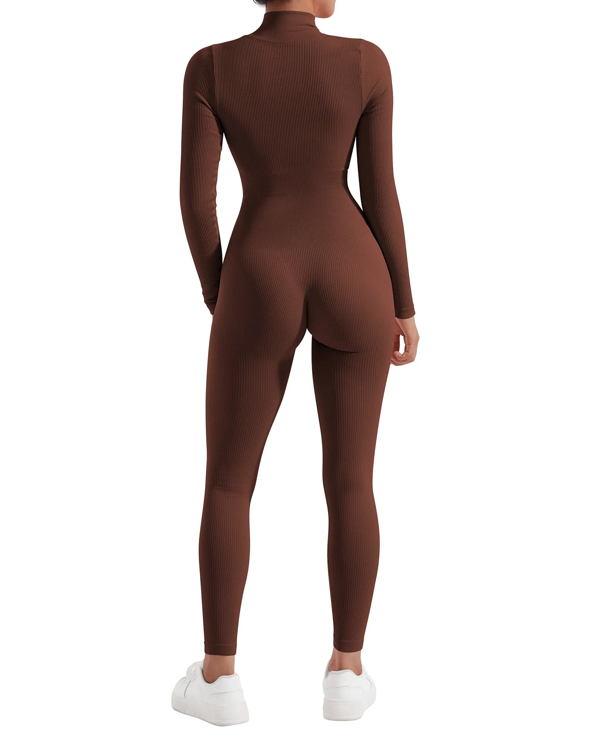 Waist Snatching Zip Jumpsuit