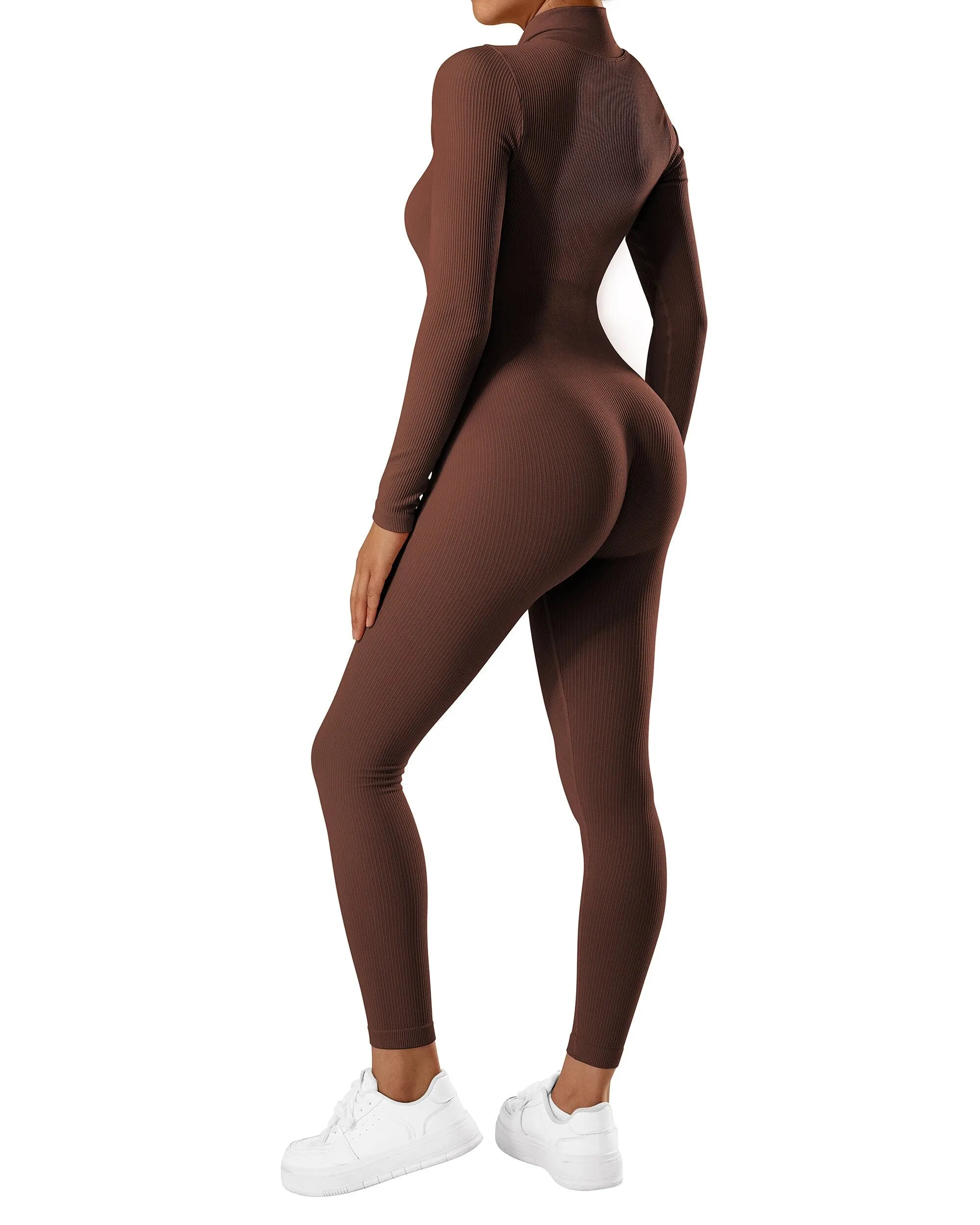 Waist Snatching Zip Jumpsuit