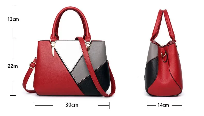 Women Bag Vintage Casual Tote Fashion Women Messenger Bags Shoulder Student Handbag Purse Wallet Leather New Ladies Hand Bags