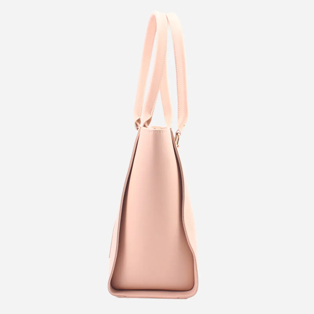 Women "SLAKE" Textured Handle Bag