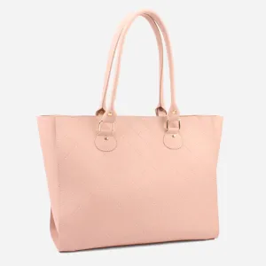 Women "SLAKE" Textured Handle Bag