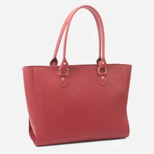 Women "SLAKE" Textured Handle Bag