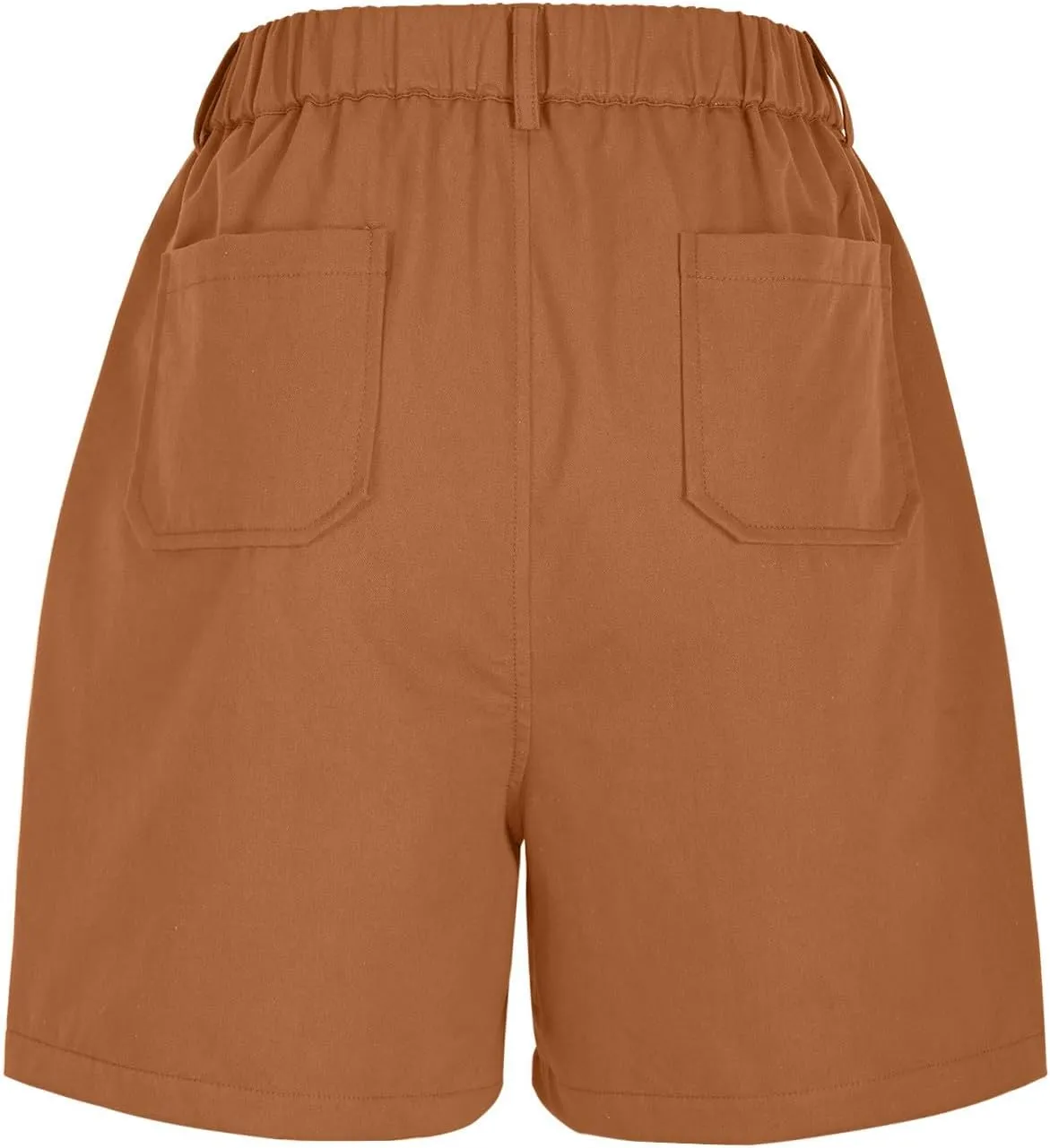 Women's Fashion Cargo Shorts with Pockets Summer Wide Leg Long-Shorts Dressy Casual High Waist Short Pants