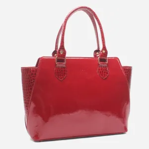 Womens "NEILOS"Patent Hobo Shoulder Bag