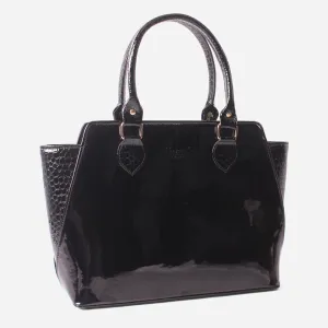 Womens "NEILOS"Patent Hobo Shoulder Bag