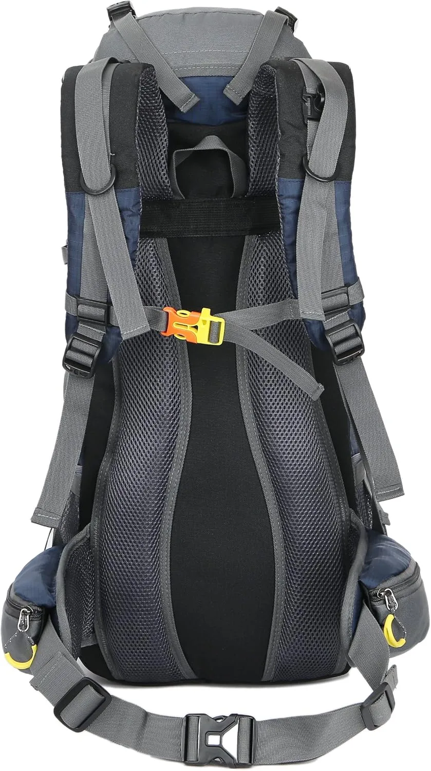 WoneNice 50L(45 5) Waterproof Hiking Backpack - Outdoor Sport Daypack with Rain Cover