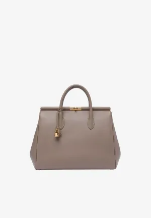 XL Marlene Day Shoulder Bag in Grained Leather