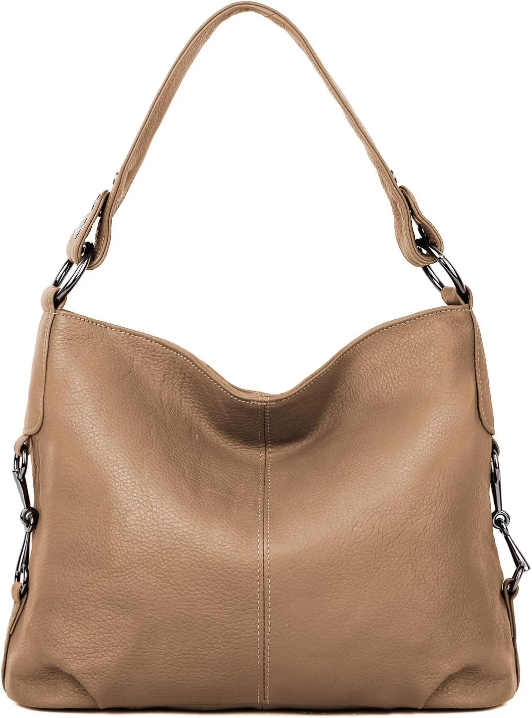 YALUXE Genuine Leather Shoulder Bags Stylish Hobo Handbags Purses Crossbody Bags for Women